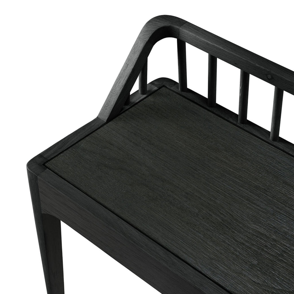 Spindle Bench, Black Oak - Sage InteriorsethnicraftBenches