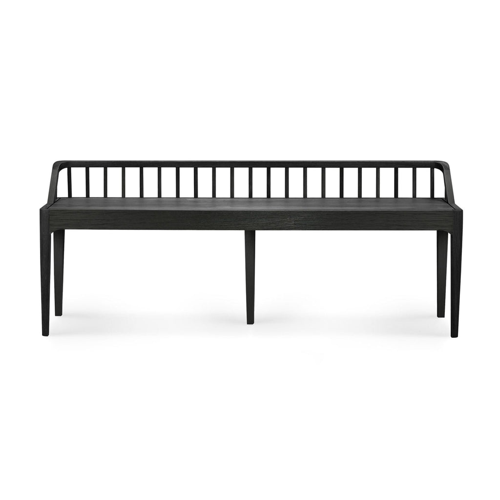 Spindle Bench, Black Oak - Sage InteriorsethnicraftBenches