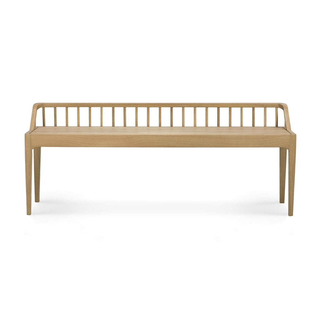 Spindle Bench, Oak - Sage InteriorsethnicraftBenches