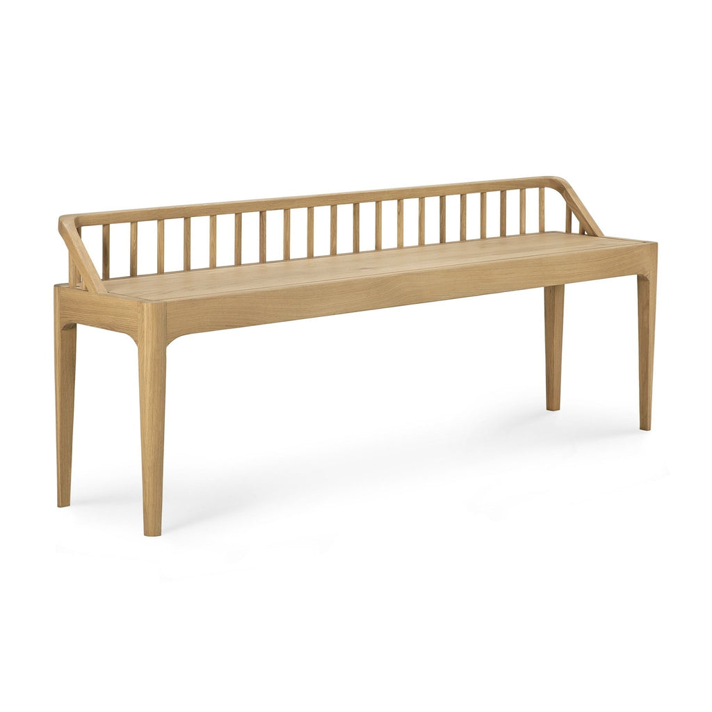 Spindle Bench, Oak - Sage InteriorsethnicraftBenches