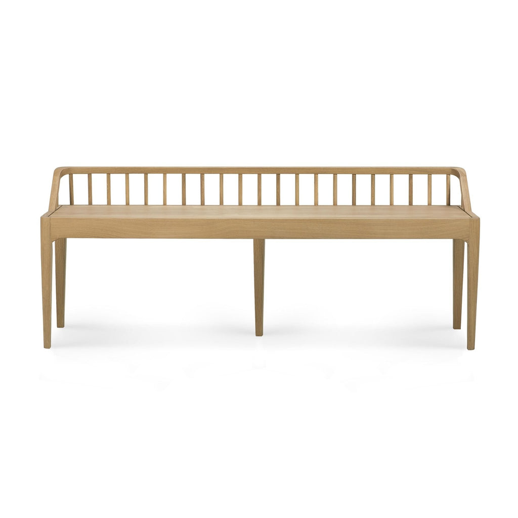 Spindle Bench, Oak - Sage InteriorsethnicraftBenches