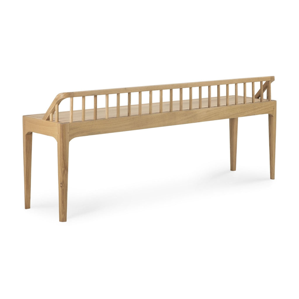 Spindle Bench, Oak - Sage InteriorsethnicraftBenches