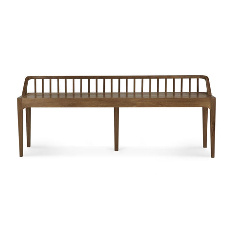 Spindle Bench, Teak - Sage InteriorsethnicraftBenches