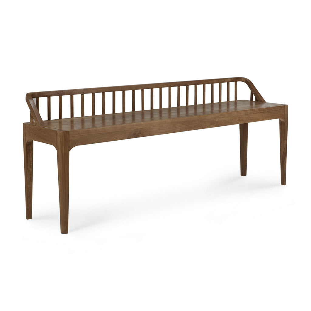 Spindle Bench, Teak - Sage InteriorsethnicraftBenches