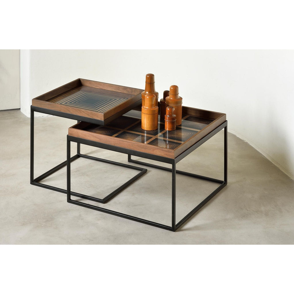 Square Tray Coffee Table Set - Sage Interiorsethnicraftcoffee Table