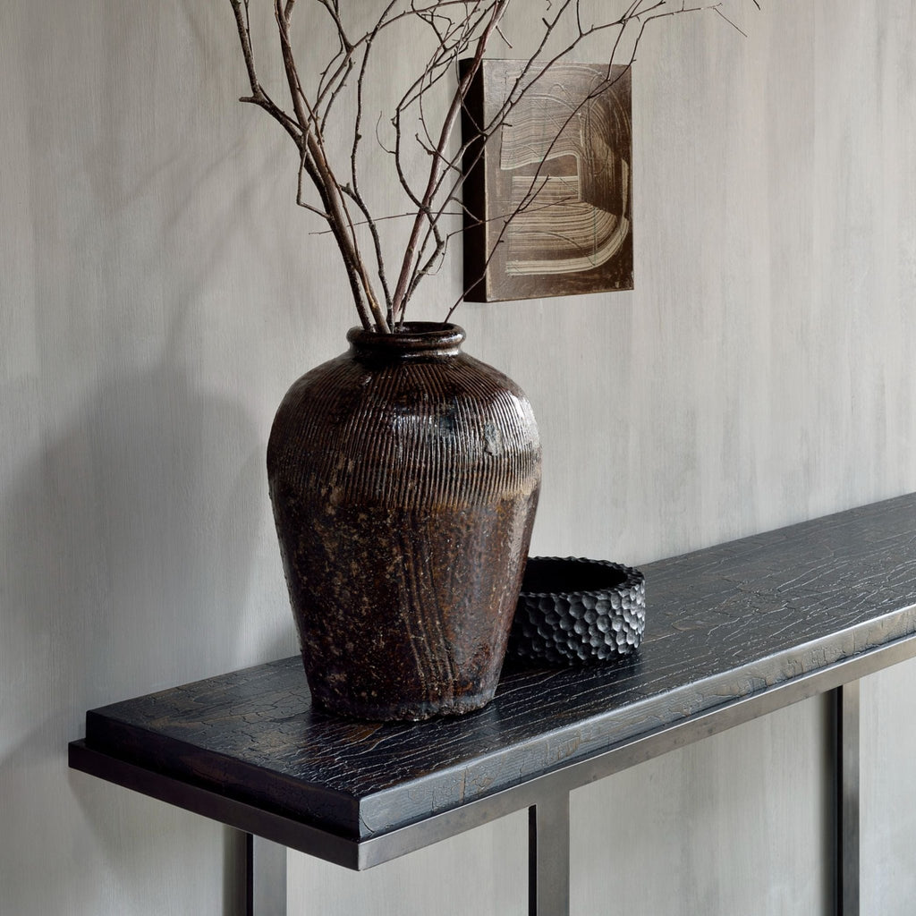 Stability Console, Mineral Umber - Sage InteriorsethnicraftConsole Table