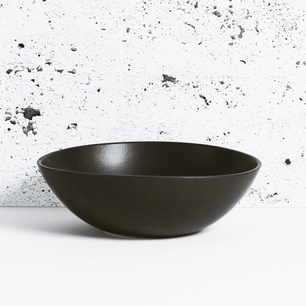 Stoneware Serving Bowl, Dadasi 11.8" Matte Black - Sage InteriorsGharyanstoneware