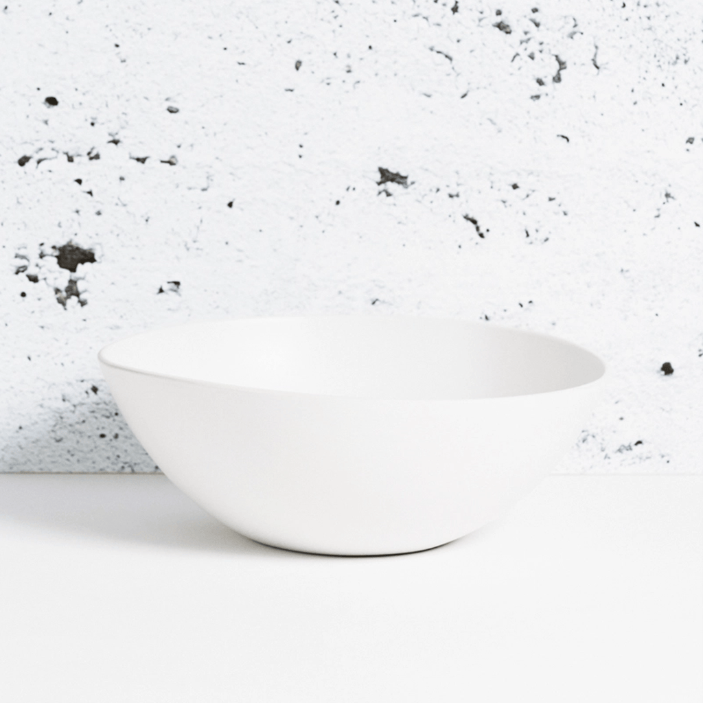 Stoneware Serving Bowl, Dadasi 11.8" Matte White - Sage InteriorsGharyanstoneware