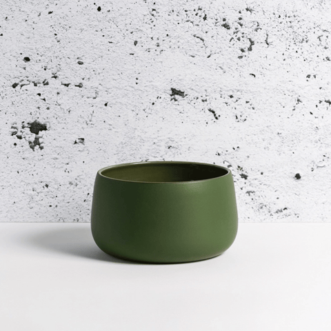 Stoneware Serving Bowl, Ewa 68 oz Matte and Glazed Green - Sage InteriorsGharyanstoneware