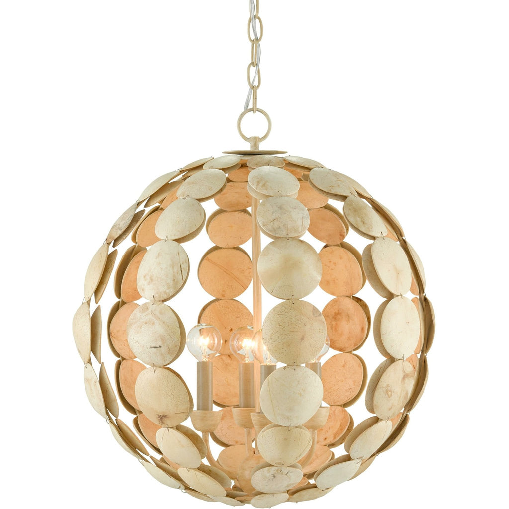 Tartufo Coco Shell Chandelier - Sage InteriorsCurrey and CompanyChandelier