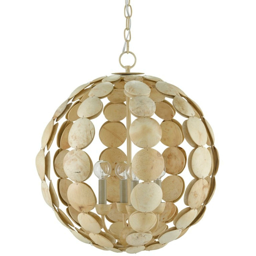 Tartufo Coco Shell Chandelier - Sage InteriorsCurrey and CompanyChandelier