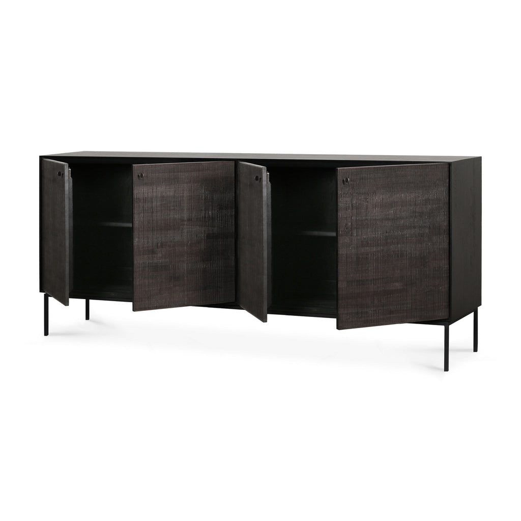 Teak Grooves Sideboard - Sage Interiorsethnicraft