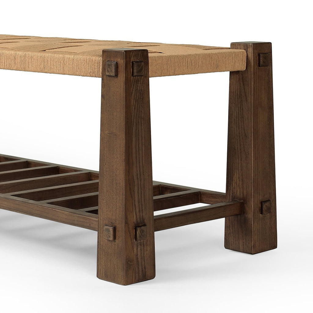 Textured Tiered Accent Bench - Sage InteriorsFour Handsbench