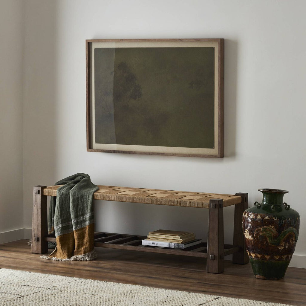 Textured Tiered Accent Bench - Sage InteriorsFour Handsbench