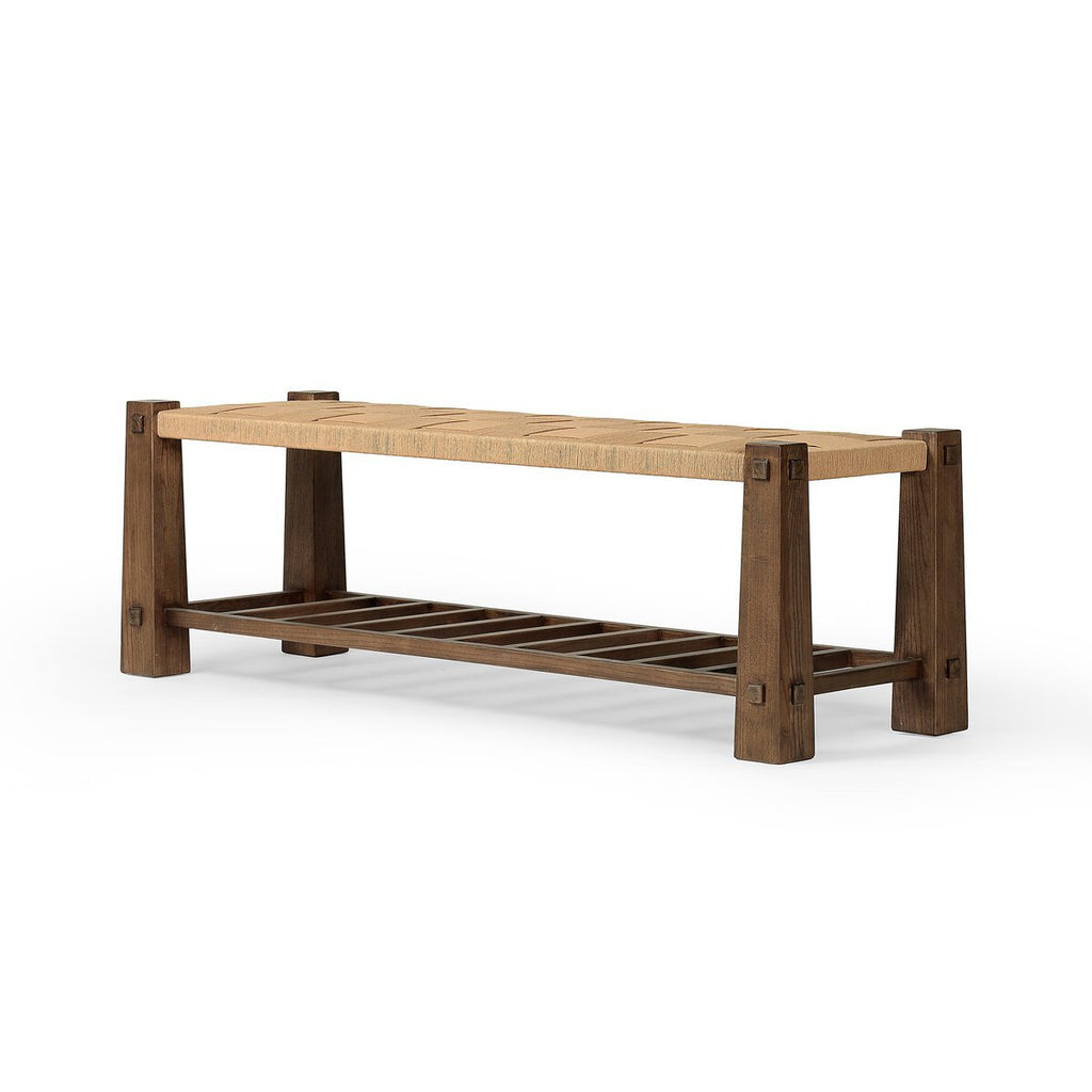 Textured Tiered Accent Bench - Sage InteriorsFour Handsbench