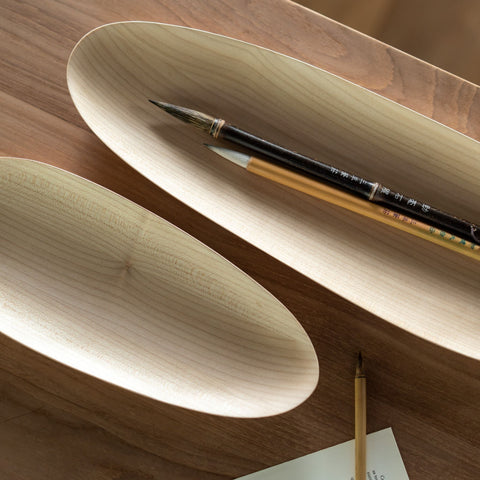 Thin Oval Boards Set, Sycamore - Sage InteriorsethnicraftDecor