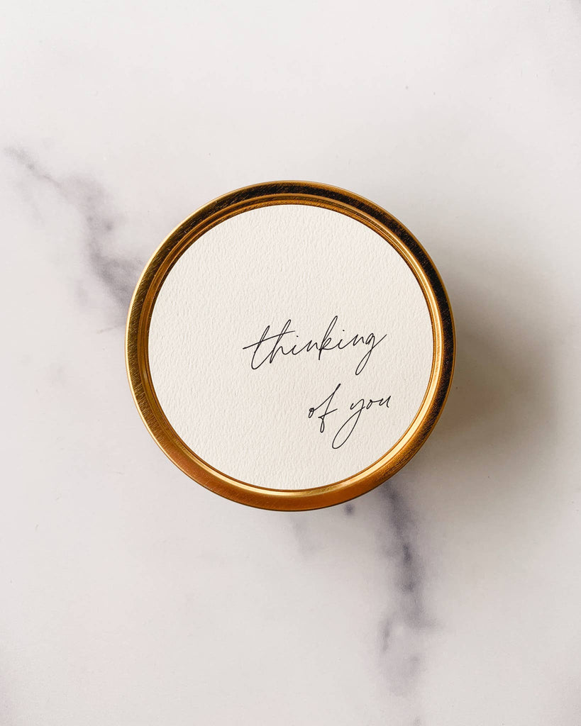 "Thinking of You" Soy Travel Candles: Grapefruit + Bergamot - Sage InteriorsSimply Curated