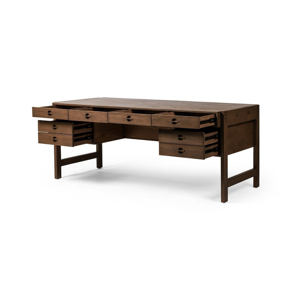 Toasted Oak Oakley Desk - Sage InteriorsFour Handsdesk