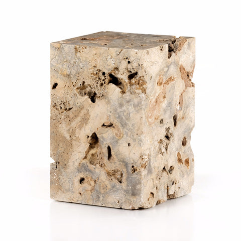 Travertine End Table - Sage InteriorsFHEnd Table