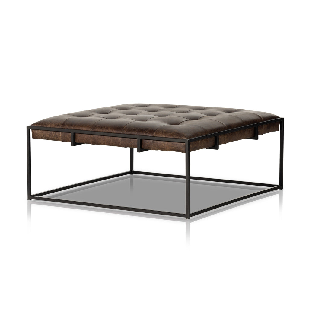 Tufted Coffee Table, Leather Square - Sage InteriorsFHCoffee Table