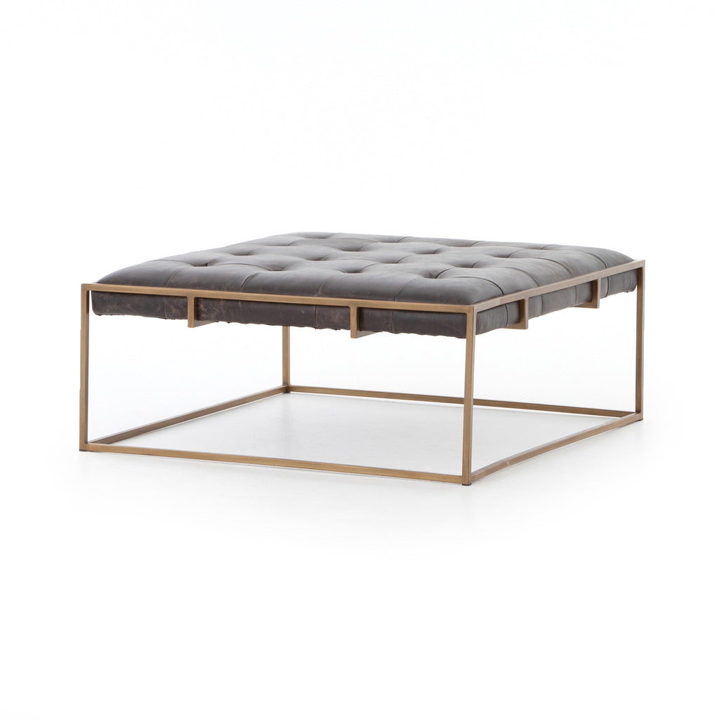 Tufted Coffee Table, Leather Square - Sage InteriorsFHCoffee Table