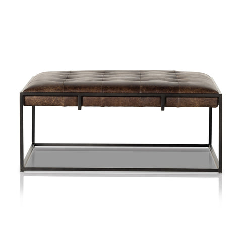 Tufted Coffee Table, Leather Square - Sage InteriorsFHCoffee Table