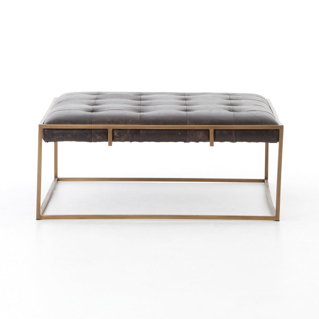 Tufted Coffee Table, Leather Square - Sage InteriorsFHCoffee Table