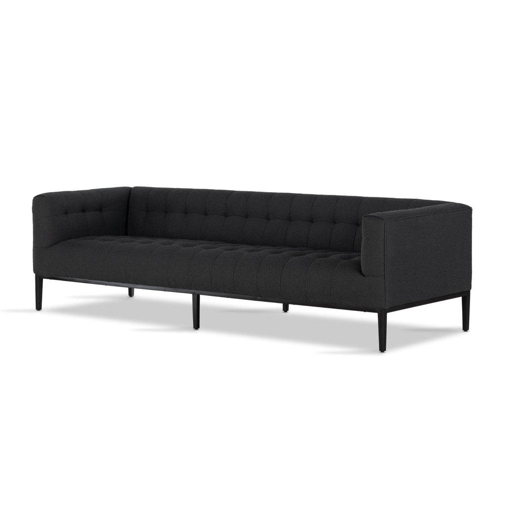 Tufted Sofa, Fiqa Boucle Charcoal - Sage InteriorsFHSofas