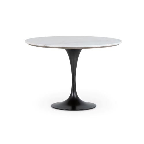 Tulip Dining Table, White Marble Black - Sage InteriorsFHDining Table