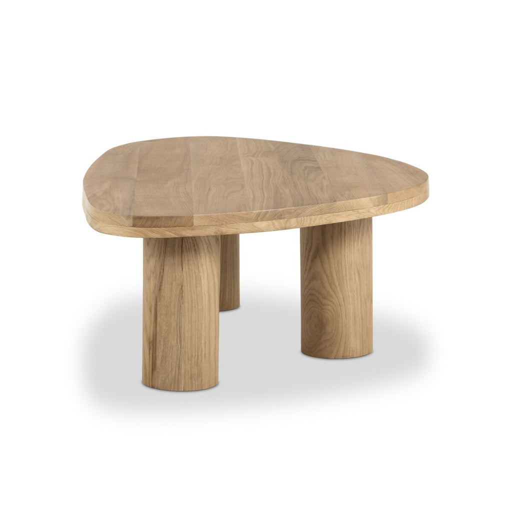 Turned Pillar Natural Oak Nesting Coffee Tables - Sage InteriorsFour HandsCoffee Table