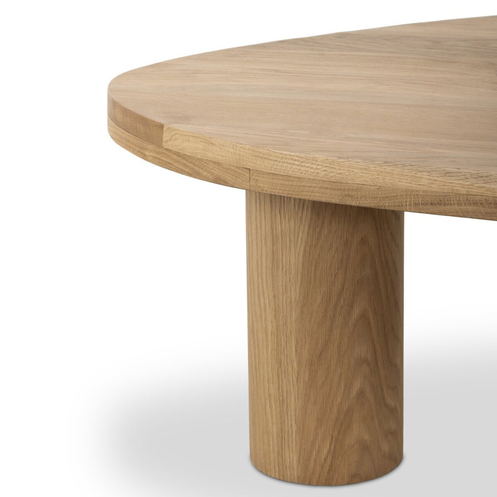 Turned Pillar Natural Oak Nesting Coffee Tables - Sage InteriorsFour HandsCoffee Table