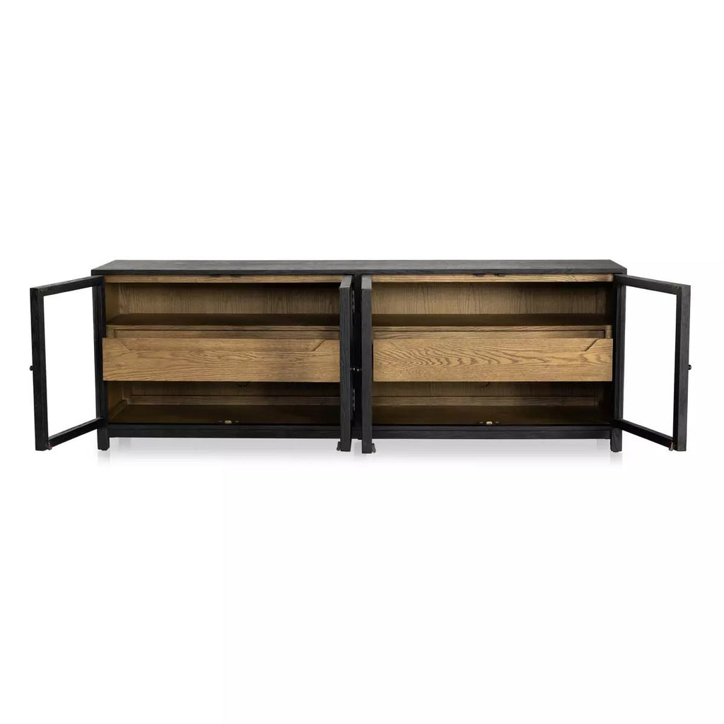 Two Tone Transparency Media Console - Sage InteriorsFour HandsMedia Stand