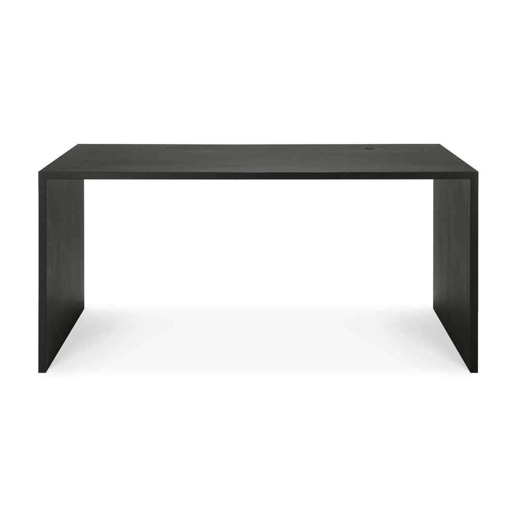 U Desk, Oak Black - Sage InteriorsethnicraftDesk