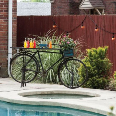 Vintage Bike Bar Table - Sage InteriorsBlue Ocean Traders