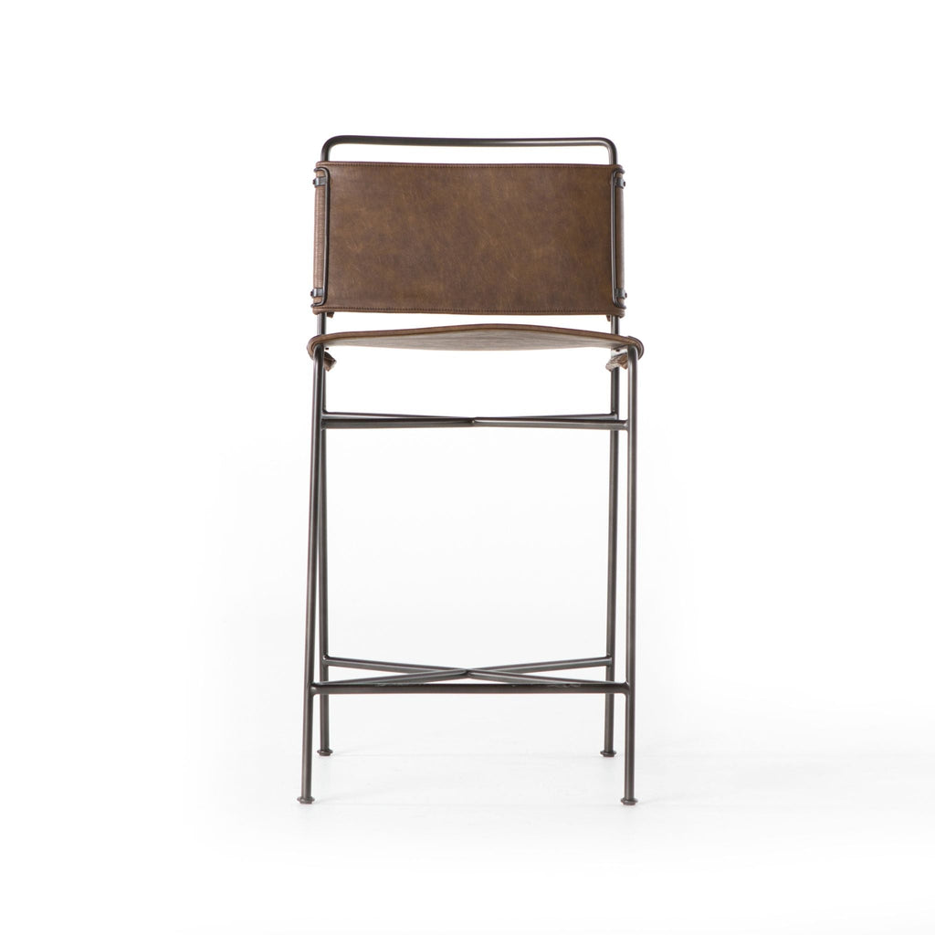 Wandering Bar + Counter Stool, Distressed Brown - Sage InteriorsFH