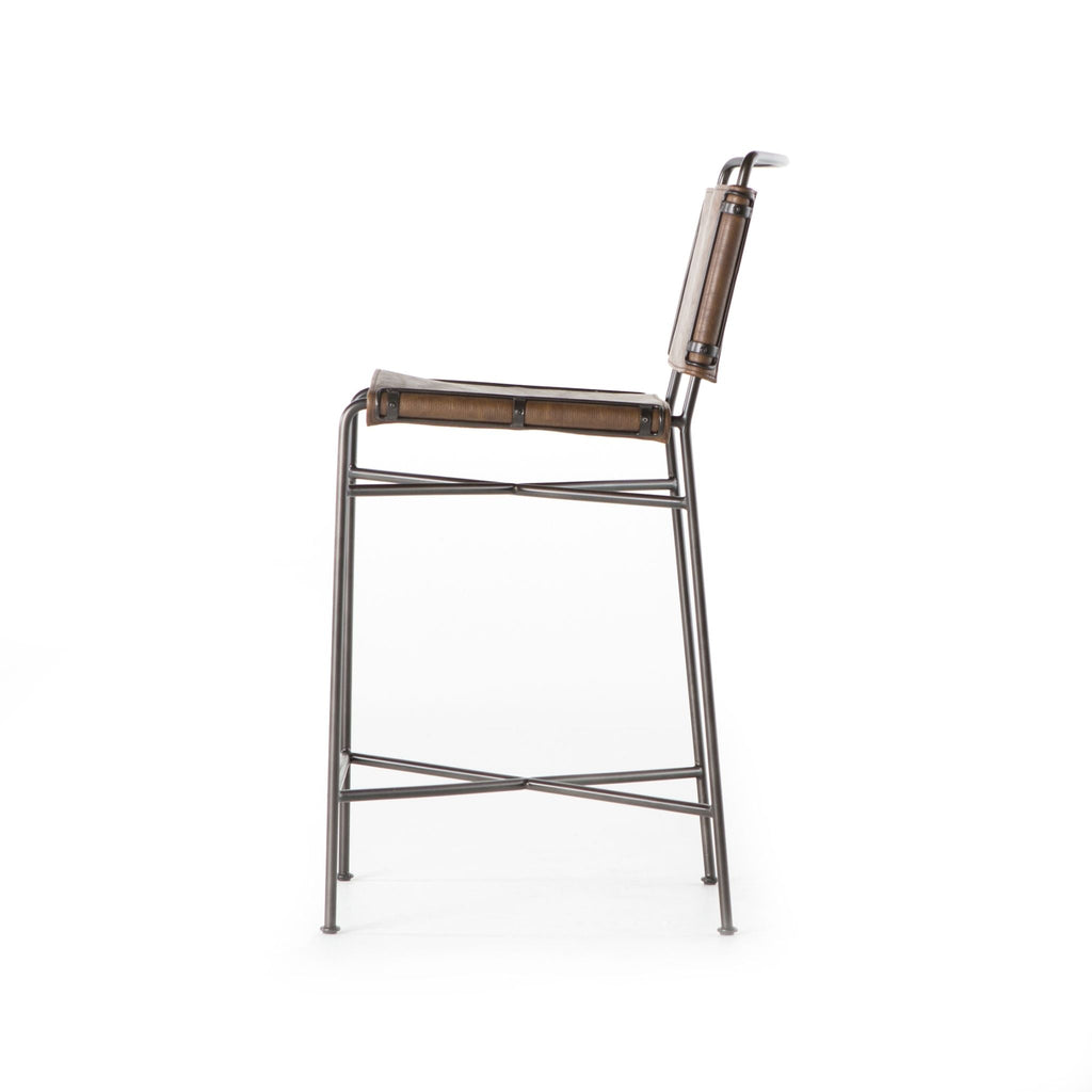 Wandering Bar + Counter Stool, Distressed Brown - Sage InteriorsFH