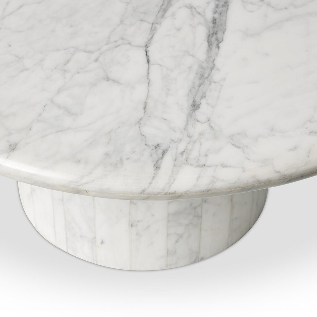 White Calacatta Marble Stuart Nesting Coffee Tables - Sage InteriorsFour HandsCoffee Table