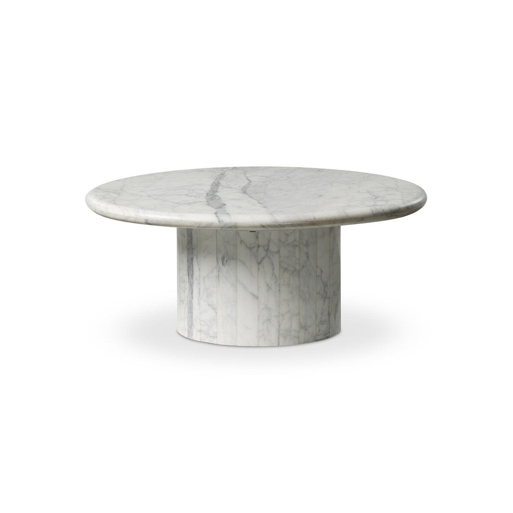 White Calacatta Marble Stuart Nesting Coffee Tables - Sage InteriorsFour HandsCoffee Table