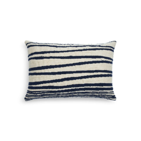 White Stripes Cushion - Sage InteriorsethnicraftCushion