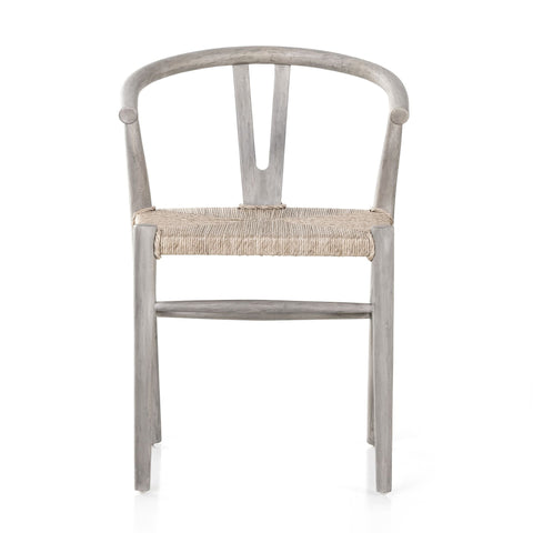 Wishbone Wicker Dining Chair, Weathered Grey - Sage InteriorsFHChair