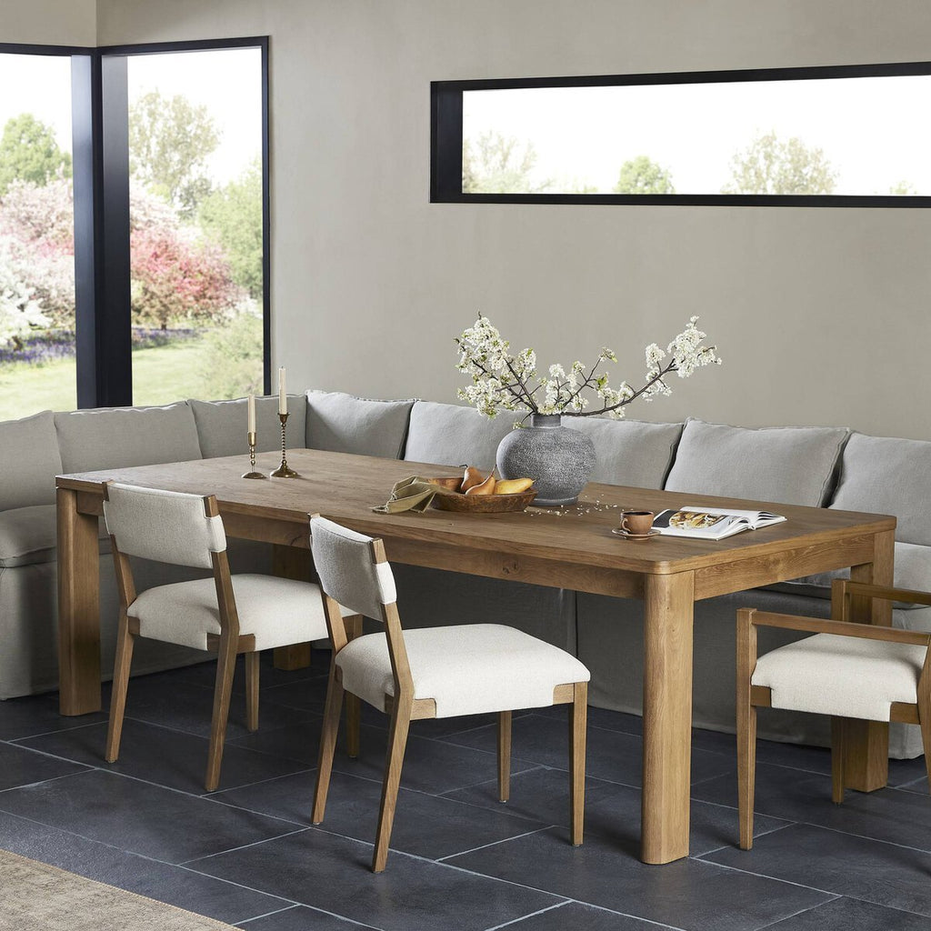 Worn Oak Extension Dining Table - Sage InteriorsFour Handstable