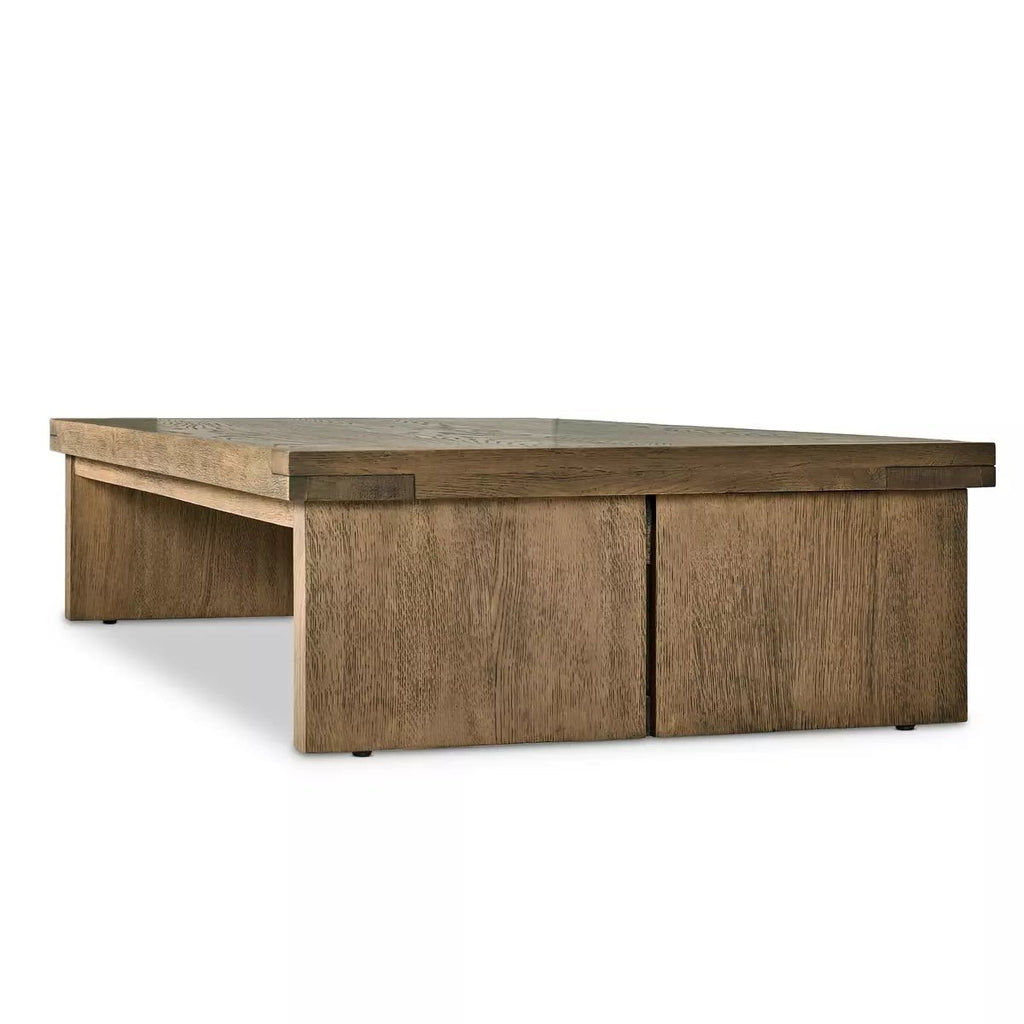 Worn Oak Minimalist Coffee Table - Sage InteriorsFour Handscoffee table