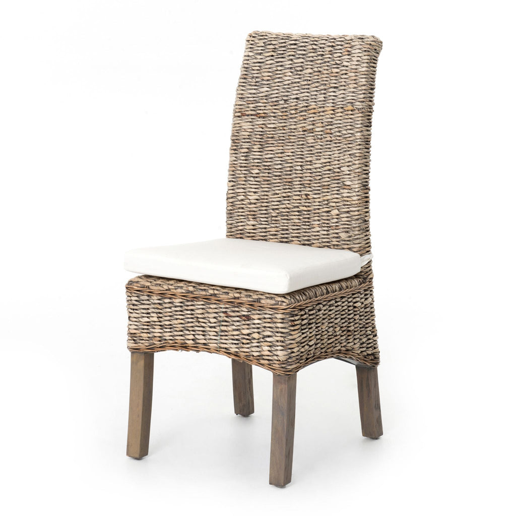 Woven Dining Chair, Grey Wash - Sage InteriorsFHDining Chair