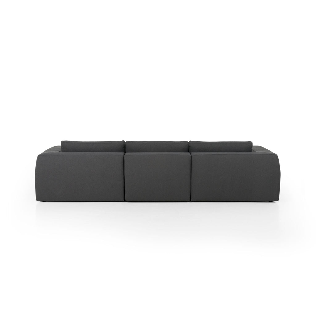 Zenith 3 Piece Sectional, Fiqa Boucle Charcoal - Sage InteriorsFHSectional Sofa Units