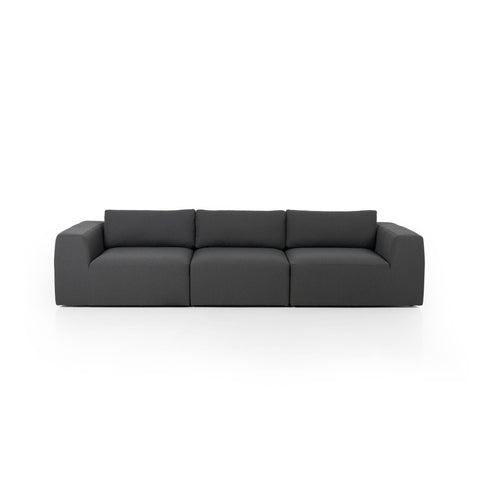 Zenith 3 Piece Sectional, Fiqa Boucle Charcoal - Sage InteriorsFHSectional Sofa Units