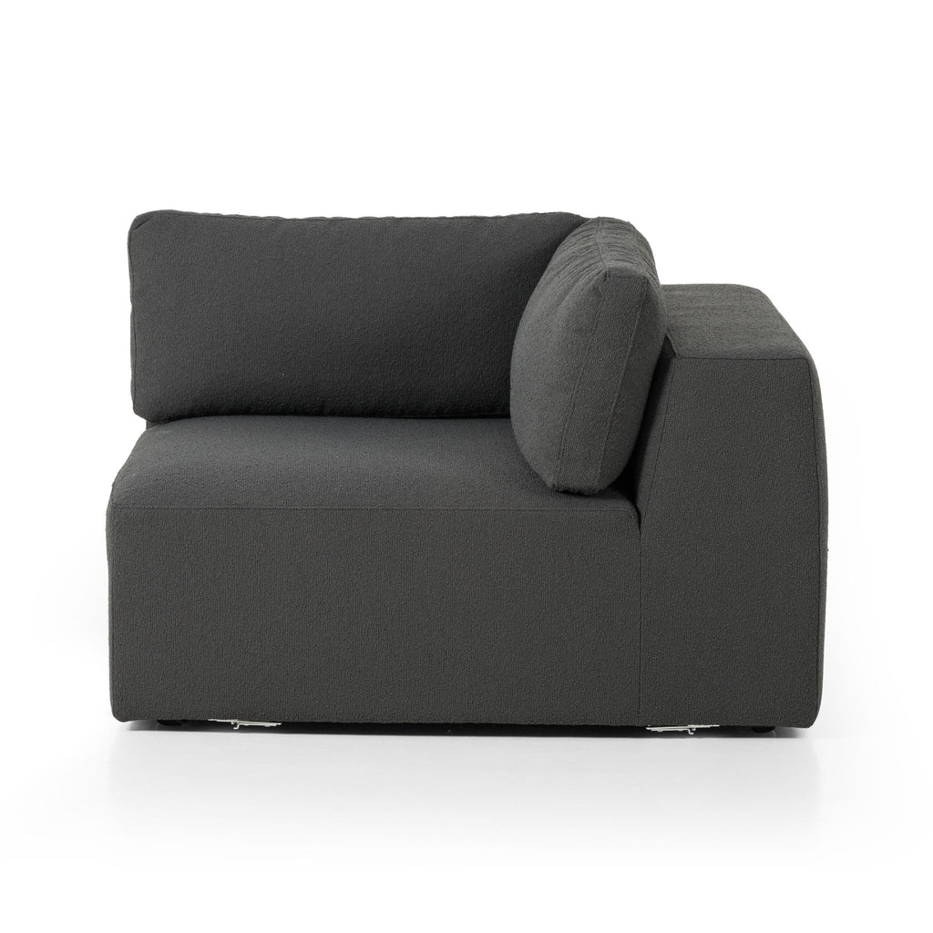 Zenith Sectional, Build Your Own, Fiqa Boucle Charcoal - Sage InteriorsFHSectional Sofa Units