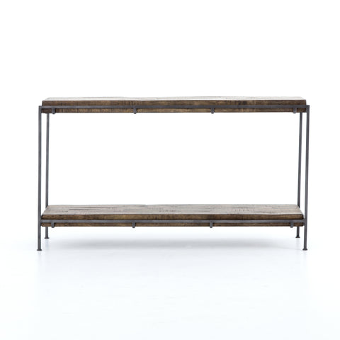 Gunmetal Meets Mango Console Table