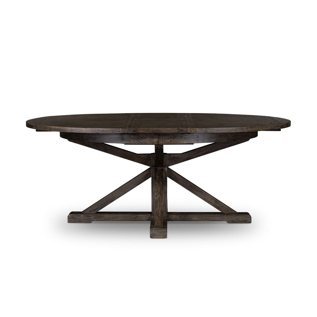 Farmhouse Extension Dining Table, Black Olive 63"