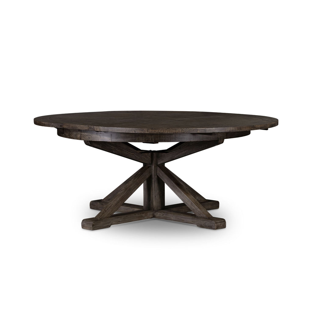 Farmhouse Extension Dining Table, Black Olive 63"