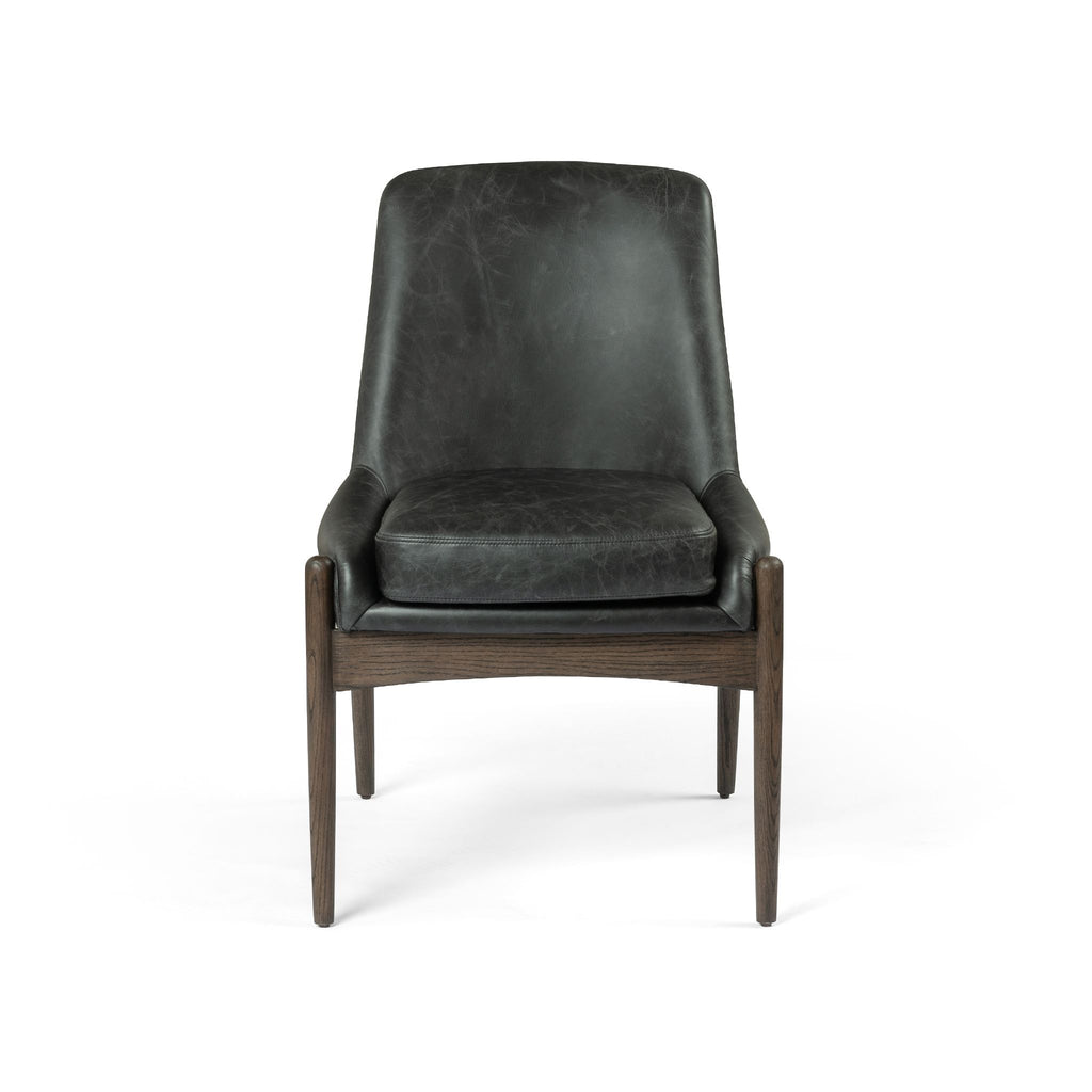 Magnolia Dining Chair, Leather Durango Smoke